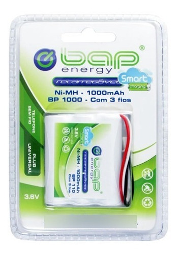 Bateria Recarregável Bap P/ Cell Mesa Bap-700 Smart 1000mah