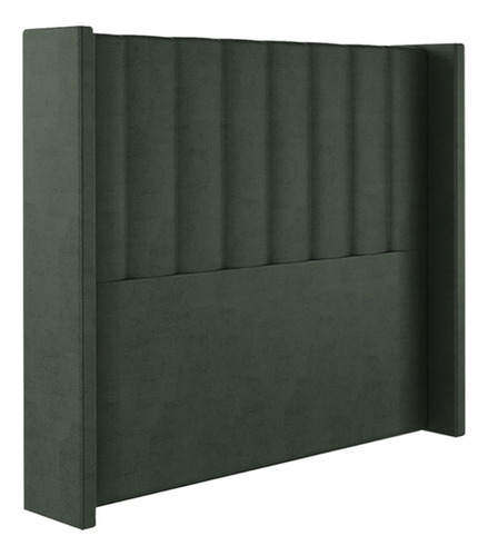 Cabeceira Solteiro 88 Cm Barcell Veludo Verde Soon