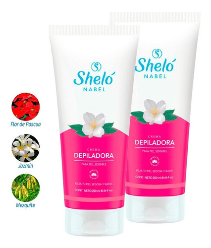 Imagen 1 de 10 de Pack 2 Crema Depiladora Genitales Piel Sensible Envío Gratis