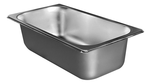 Inserto De Tercio 1/3 X 10 Cm De Acero Inoxidable Mercainox