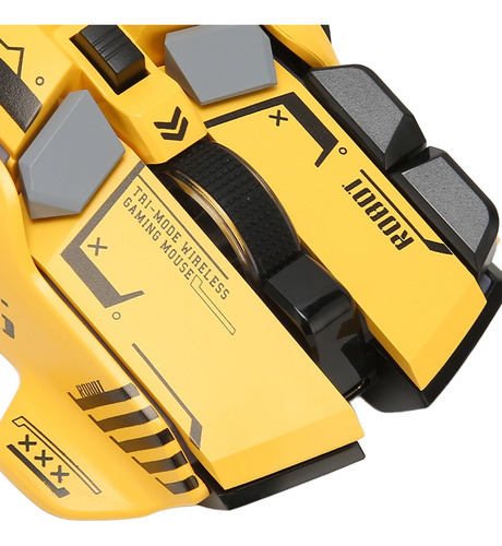 Mouse De Juegos Bluetooth Heeyzoki, Bluetooth Cableado De Mo
