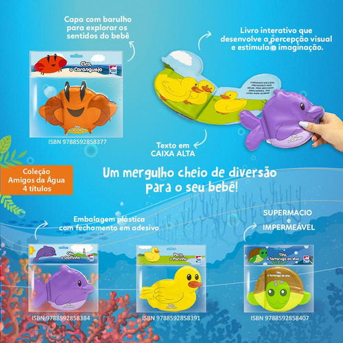 Amigos da Agua: Peco, o Patinho, de Santos, Suelen Katerine A.. Editorial Happy Books Editora Ltda. em português, 2018