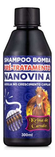 Nanovin A Shampoo Bomba Krina  300ml Cresce Cabelo