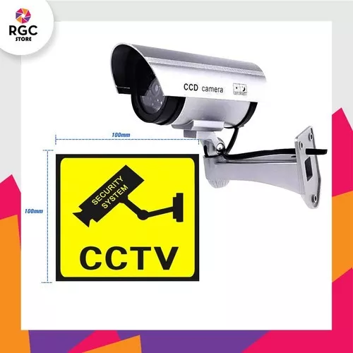 Camara Falsa LED Dummy Vigilancia Seguridad de Hogar Inalambrica