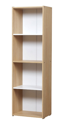 Imagen 1 de 3 de Biblioteca Ricchezze 4 Estantes Mesina Hickory/blanco