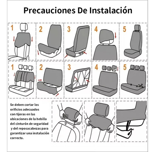 9pzs Funda Universal Para Asiento Cuero De Accesorios Autos