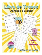 Comprar Libro: Libro De Trazos Aprender A Escribir Letras Y Números