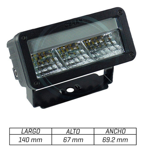 Barra Led 5 W/drl Wide 12/24v 60mt/osram