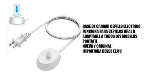 Cargador Para Braun Oral B - Original - Cepillo Eléctrico