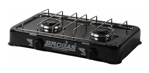 Brogas Anafe 2 Hornallas Gas Natural Con Valvula Aprobado