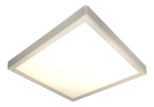 Imagen 1 de 6 de Lámpara Plafón Panel Led 40w Cuadrado Grande D Techo Lumenac