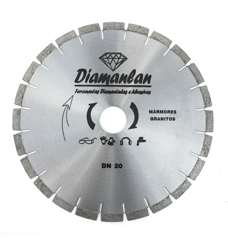 Disco Corte Diamantado Serra 350mm Mármores Granitos Pedra