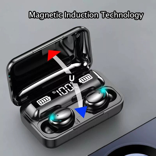 Audífonos In-ear Inalámbricos Led Bluetooth Connect F9-5