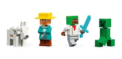 Lego Minecraft A Padaria Com Creeper e Cabra Kit De Construção 21184 - 154  Peças - LEGO - Brinquedos e Games FL Shop