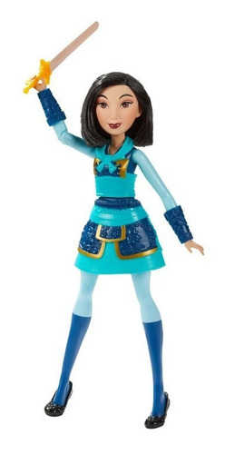 Imagem 4 de 8 de Princesas Boneca Disney Mulan Guerreira - Hasbro E8628