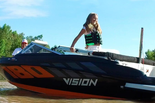 Lancha Vision 180 Open Full Deluxe C/ Mercury 115hp 4t 0hs