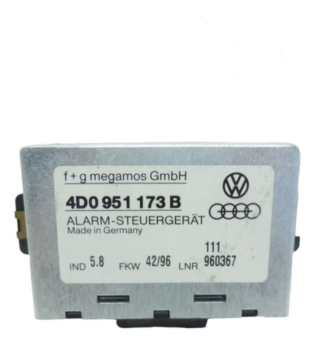 Módulo Alarme Audi A4 A6 A8 4d0 951 173 B Original Novo