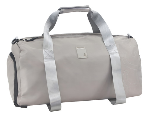 Bolso Deportivo De Viaje Amayra Yoga Mujer Gris