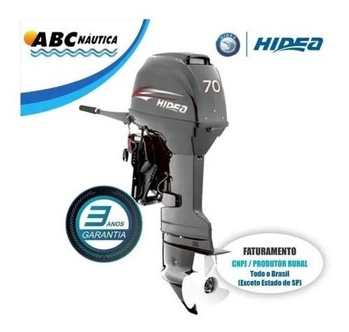 Imagem 13 de 17 de Motor De Popa 70hp Hidea Leia Anuncio