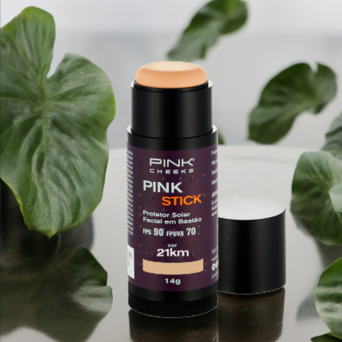 Pink Stick Fps90 Protetor Solar Com Cor 21km 14g Pink Cheeks