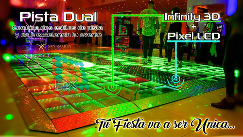 Pista De Baile Dual (infinity + Pixel) Unica Fxbsas