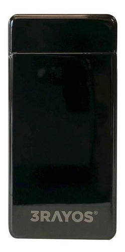 Imagen 4 de 8 de Encendedor Usb Electrico Recargable Tactil Negro Lucky