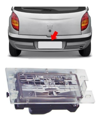 Luz De Placa Do Chevrolet Celta 01 A 06 E Prisma 06 A 2012