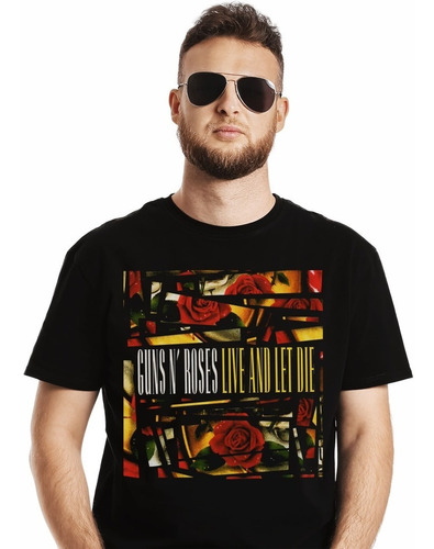 Polera Guns N Roses Live And Let Die Rock Impresión Directa