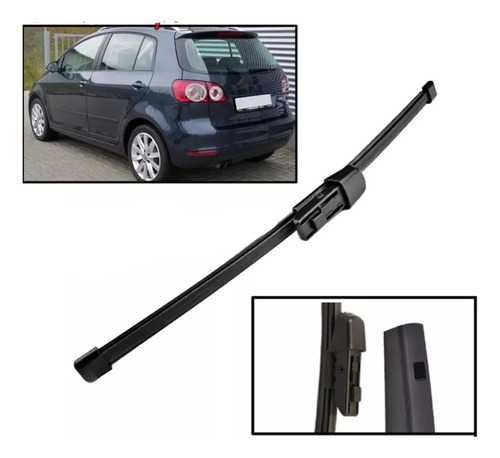 Plumilla Trasera Vw Golf Plus 2009 Al 2014, 14 Pulgadas 