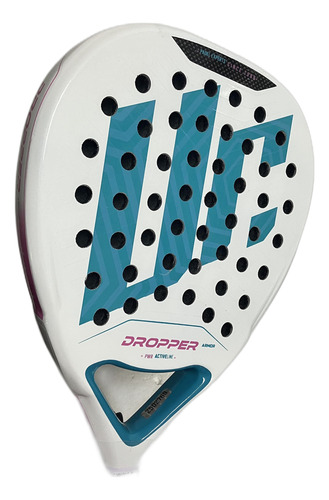 Pala/paleta De Pádel Urich Dropper Armor 3k Carbon Frame 25 Blanco