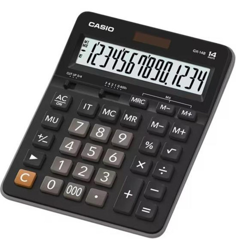 Calculadora De Mesa Casio Gx14b 14 Dígitos Preta