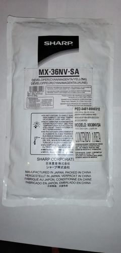 Imagen 2 de 3 de Kit De Revelador Original Color Sharp Mx2610 3115 2310 3140