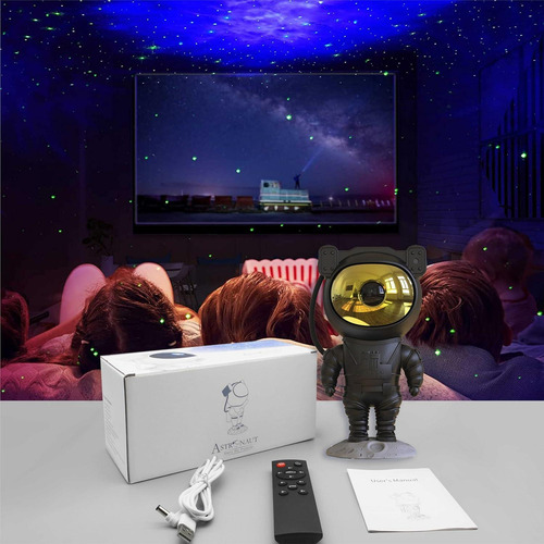 Proyector De Estrellas Leanju Astronauta Led Nebulosa