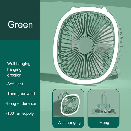 Ventilador De Techo Pequeño Recargable Usb T 8761, Portátil,