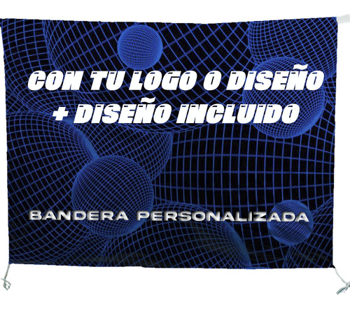 Bandera Publicitaria 1x1.5m Personalizada Promocional Marca