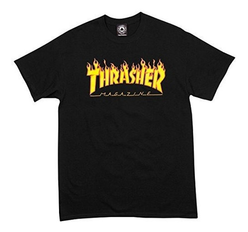 Thrasher Magazine Flame Logo Skateboard Shirt