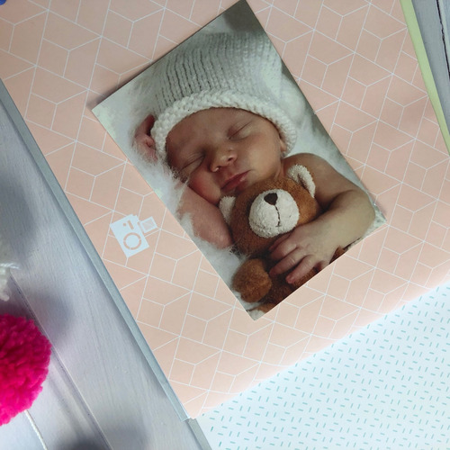 Imagen 4 de 6 de Album Para Fotos De Bebé - Mod. Primeros Pasitos Niña