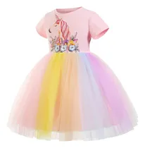 Comprar Chektin Vestido De Unicornio Para Niñas Vestido De Tutú Disf