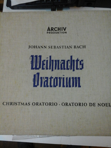 Vinilo 4115 - Johann Sebastian Bach - Christmas Oratorio