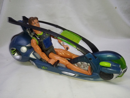 Max Steel Moto N-tek Vehículo Mattel 2004 (Usado)