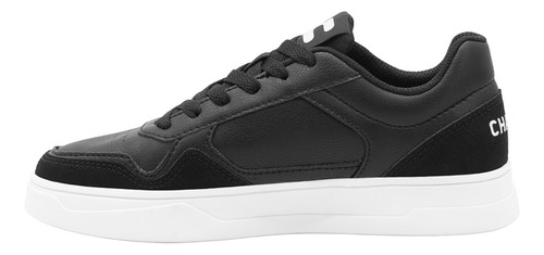 Tenis Urbano Charly Vulcanizado Para Mujer Negro Blanco