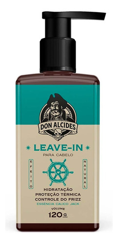 Leave-in Para Cabelo Masculino Calico Jack 120g Don Alcides