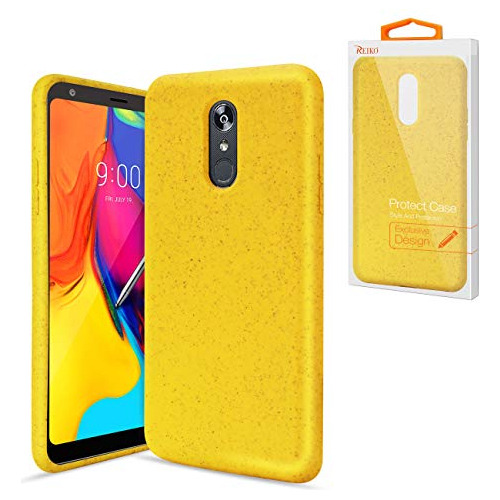 Funda Para LG Stylo 5 Amarillo Silicon