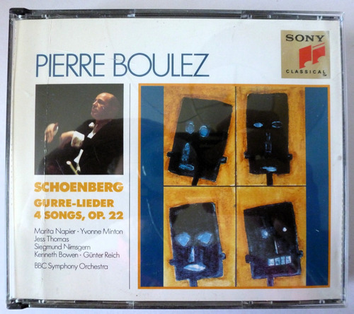 Cd Schoenberg Gurre Lieder Pierre Boulez 2 Cds Sony (am)