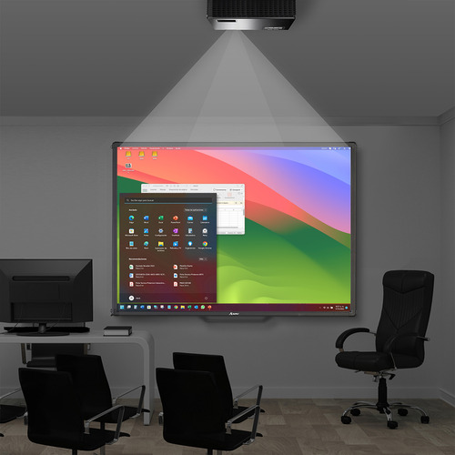 Pizarrón Interactivo Multitouch Alfra Slim Black 82