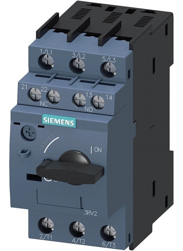 Guardamotor 7-10 Amperes S00 Na+nc Siemens 3rv2011-1ja15 Frecuencia 50 60 hz
