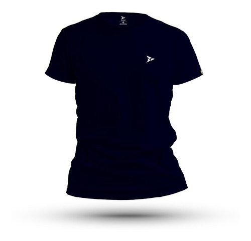 Camiseta Basica Tela Fria Azul Navy