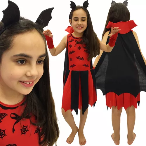 Vestido Infantil Arlequina Cosplay Tam 8 Envio Imediato