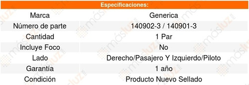 Set 2 Faros Niebla Honda Crv 12_14 Generica