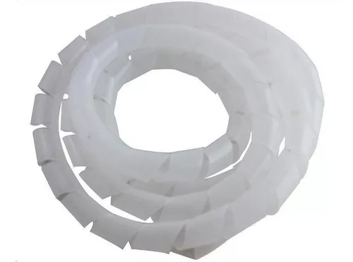 Espiral cubre cable eléctrico plástico 12mm blanco - Agua Planet